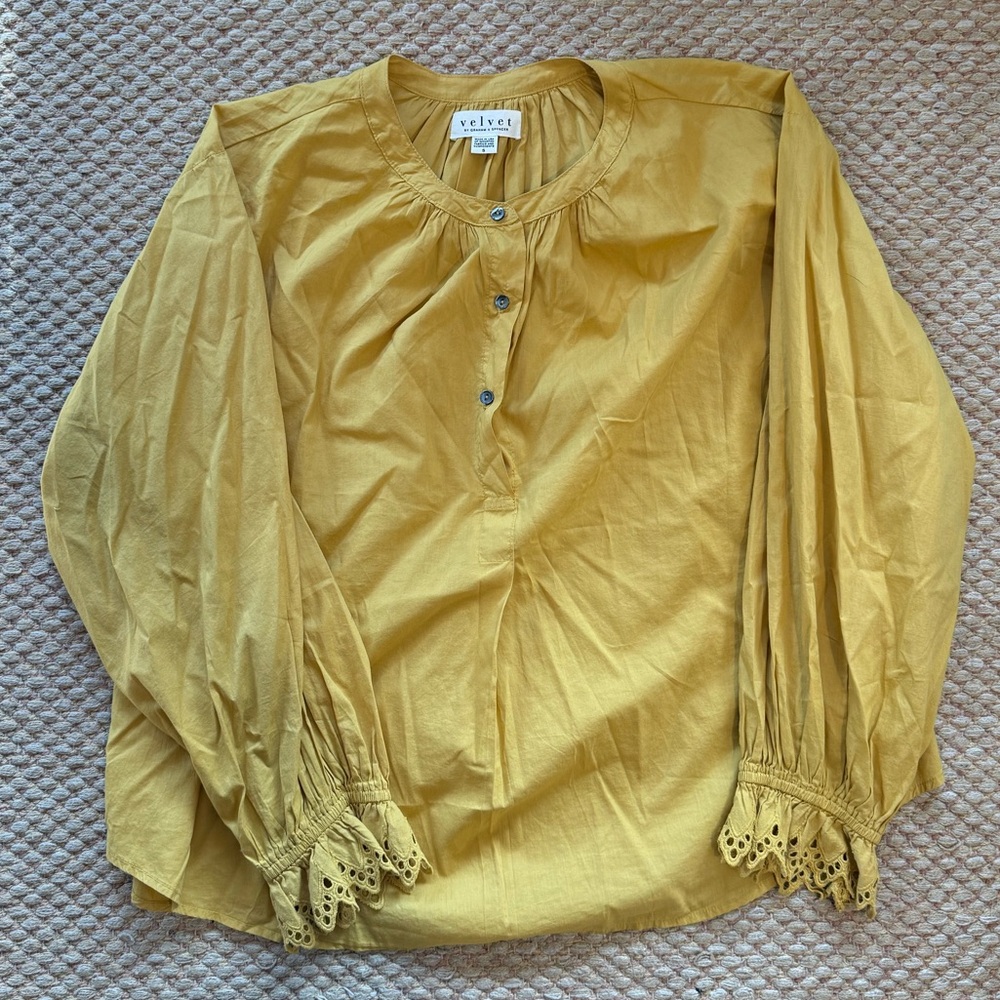 Velvet blouse